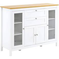 Cabinets Homcom Modern Buffet White/Brown 47.2x35.5"