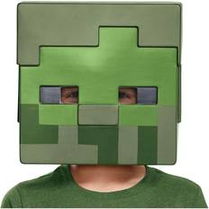 Masks Disguise Minecraft Zombie Half Mask Green