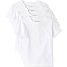 The Children's Place Boy's Basic Layering Tee 4-pack - White