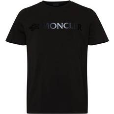 Moncler Herren T-Shirts Moncler Logo T-shirt - Black
