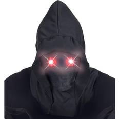 Unisex Masken Widmann Gesichtslose Maske mit Roten Leuchtaugen