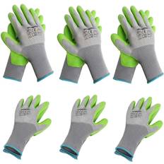 Workpro pairs garden gloves, work glove with eco latex palm coated, working