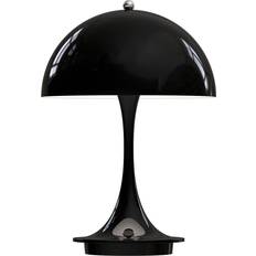 Integrierter Ein-/Ausschalter Tischlampen Louis Poulsen Panthella Black Tischlampe 23.2cm