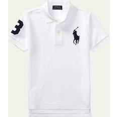 Polo Shirts Children's Clothing Polo Ralph Lauren Boy's Big Pique Knit 4-7 WHITE