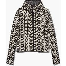 Marc Jacobs monogram-pattern zip-up hoodie women Polyamide