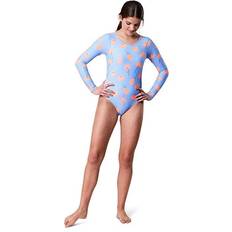 Girls Swimsuits Children's Clothing Toddler/Child Girls Beach Bloom Keyhole Surf Suit Blue Blue