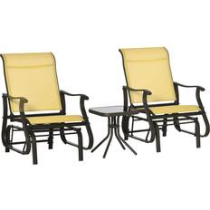 Patio Dining Sets OutSunny Bistro Patio Dining Set