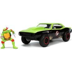 Teenage Mutant Ninja Turtles 1967 Chevrolet Camaro 1:24 Scale Die-Cast Metal Vehicle with Raphael Figure