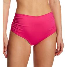 Pink Swimwear Anne Cole High-Waist Bikini Bottoms Hot Pink Hot Pink