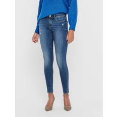 Damen - XL Jeans Only ONLWauw Mid Skinny BJ114-3 Jeans blau