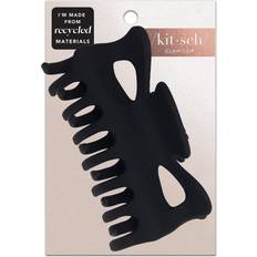 Kitsch Eco-Friendly Large Claw Clip Made from Recycled Materials Black