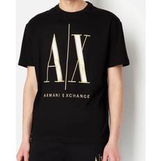 Armani Exchange T-shirts Armani Exchange Contrast Logo Cotton T-Shirt