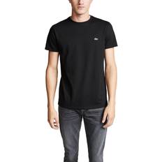 Lacoste Men T-shirts Lacoste Men's Pima Crew T-Shirt BLACK