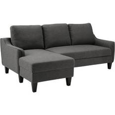 Ashley Jarreau Chaise Sleeper Gray Sofa 83" 3 Seater