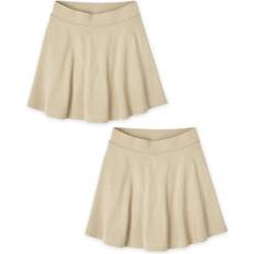 The Children's Place Girl's Uniform Ponte Knit Skirts 2-pack - Sandy