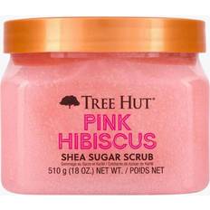 Body Scrubs Tree Hut Pink Hibiscus Shea Sugar Scrub, 18 oz, Ultra Hydrating Exfoliating Scrub Nourishing Essential Body