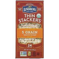 Crackers & Crispbreads Lundberg Organic Thin Stackers Puffed Grain Cakes 5
