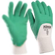 Weiß Baumwollhandschuhe Kölle Handschuhe "Olivia" weiß/grün