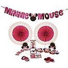 Table Decorations Amscan Minnie Mouse Forever Buffet Table Decoration Pink 1 Set