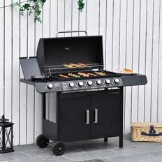 Grills OutSunny Gasgrill BBQ Metall