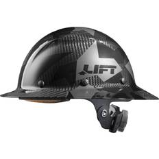 Adjustable Safety Helmets LIFT Safety DAX Carbon Fiber Full Brim Safety Hat