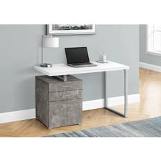 Furniture Monarch Specialties Computer Desk with Three Storage Drawers Writing Desk 23.8x47.2"