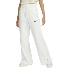 Schlitz Hosen Nike Sportswear Phoenix Fleece Women's High-Waisted Wide-Leg Sweatpants - Ivory