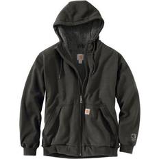 Carhartt full zip hoodie Carhartt Men's Rockland Rain Defender Full Zip Hoodie Peat 3XLarge