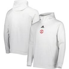 Manchester united adidas hoodie adidas Manchester United '22 White Pullover Travel Hoodie, Men's