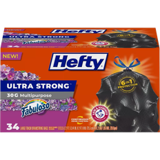 Hefty Ultra Strong Fabuloso Trash Bags 34pcs 30gal