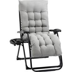 Patio Chairs OutSunny 84B-803GY Reclining Chair