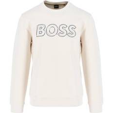 Hugo Boss Herren Pullover HUGO BOSS Salbo 1 Sweatshirt - Open White