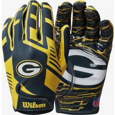 Handschuhe Wilson NFL Stretch Fit Green Bay Packers - Green/Yellow