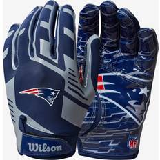Football Wilson NFL Stretch Fit New England Patriots - Blue/Red