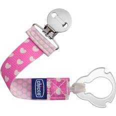 Chicco Pacifiers & Teething Toys Chicco Universal Two-in-One Fashion Pacifier Clip Pink