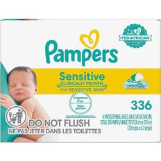 Pampers Baby Skin Pampers Sensitive Perfume Free Baby Wipes 4x84pcs