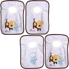 DreamBaby Baby care DreamBaby Terry Cloth Pullover Bibs, Cute Pets, PK4