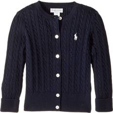 M Cardigans Children's Clothing Polo Ralph Lauren Mini-Cable Cotton Cardigan Navy 18M