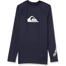 UV Shirts Children's Clothing Quiksilver Navy Blazer All Time Long-Sleeve Rashguard Boys