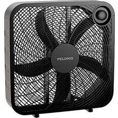 Fans Pelonis 3-speed box fan for full-force circulation with air conditioner, upgr...