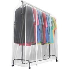 Black Wardrobes Sorbus Garment Rack Cover for Portable Closet Wardrobe 72x65"
