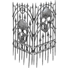 Garlands Silver skull fence