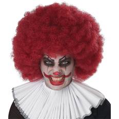 Circus & Clowns Costumes Maroon Afro Wig Jumbo Standard
