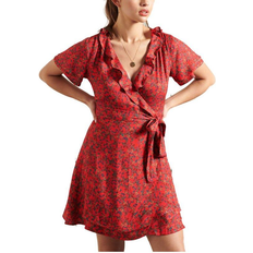 Superdry Summer Wrap Dress - Red