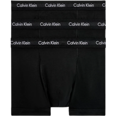 Unterwäsche Calvin Klein Cotton Stretch Trunks 3-pack - Black Wb