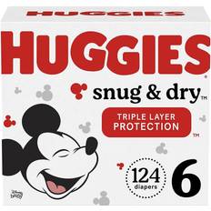 Huggies Snug & Dry Baby Diapers Size 6 124pcs