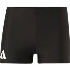Badebukser adidas Men's Solid Boxer Swim Short BLACK/WHITE, Black/White, 32, Men
