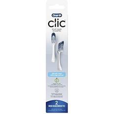 Oral-B Clic Toothbrush Ultimate Clean Replacement Brush Heads White 2 Plaque