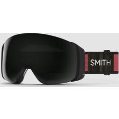 Ski Equipment Smith Optics 4D MAG Unisex Snow Winter Goggle TNF Red x ChromaPop Sun Black