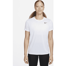 Nike Women T-shirts Nike Women's Dri-Fit T-Shirt White/Black XSmall